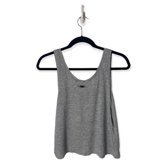 Goddess of Easton Gray Wine Lovers Cropped Tank Top Size S “Love Comes in All Sh - Picture 3 of 4